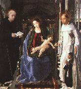 Pablo de San Leocadio The Virgin with a Knight of Montesa oil painting artist